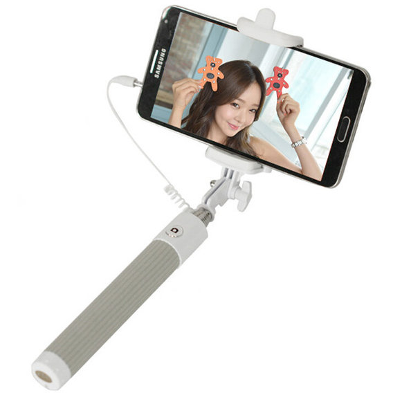 UFT Selfie Stick 2G Mini Gray 80cm with Mini-jack 3.5 (UFT2Ggr)