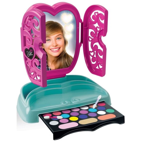 Набор детской косметики для макияжа Clementoni The Make-Up Mirror серия Crazy Chic (8005125185412)