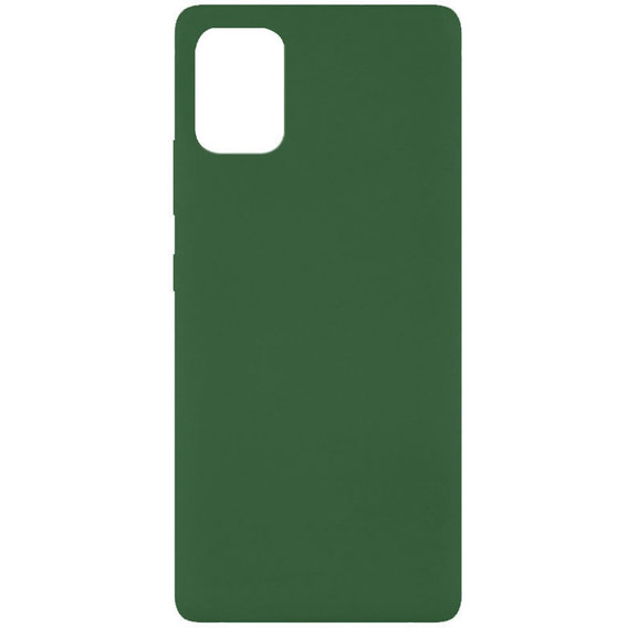 Аксессуар для смартфона Mobile Case Silicone Cover without Logo Dark green for Xiaomi Mi 10 Lite
