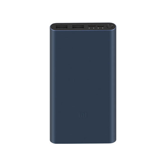 Внешний аккумулятор Xiaomi Mi Power Bank 3 10000mAh Dual USB Fast Charge 18W Black (PLM13ZM)