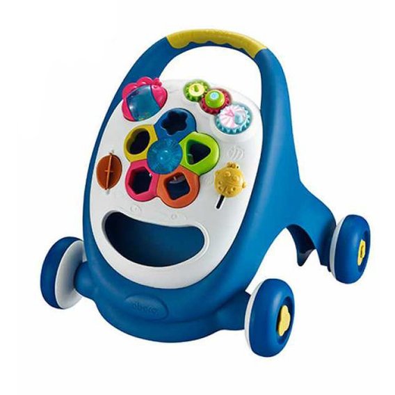 Детская каталка-ходунки с сортером Аbero 91157 погремушки в наборе (Синий 91157(Blue))