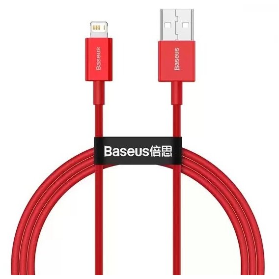 Кабель Baseus USB Cable to Lightning Superior Fast Charging 1m Red (CALYS-A09)