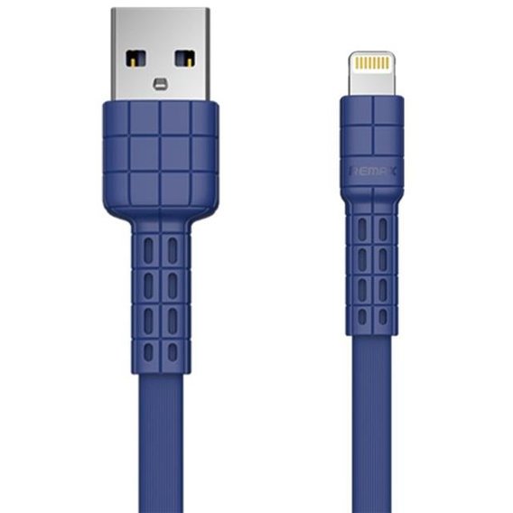 Кабель Remax USB Cable to Lightning Armor 1m Blue (RC-116I-BLUE)