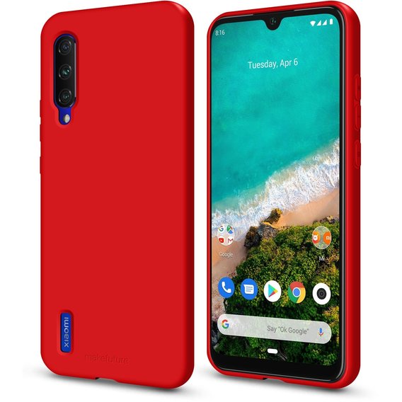 Аксессуар для смартфона MakeFuture Flex Case Red (MCF-XMA3RD) for Xiaomi Mi A3 / Mi CC9e