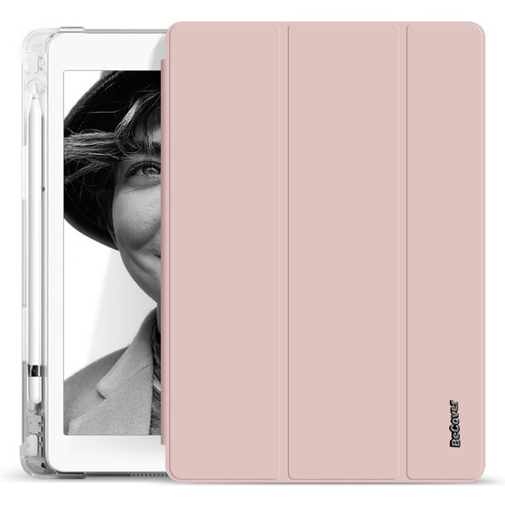 Аксессуар для iPad BeCover Case Book Soft TPU with Pencil mount Pink (706758) for iPad mini 6 2021