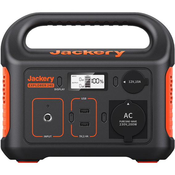 Зарядная станция Jackery Explorer 240Wh 200W Black/Orange