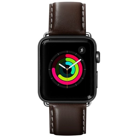 Аксессуар для Watch LAUT Oxford Watch Strap Espresso (LAUT_AWS_OX_ES) for Apple Watch 38/40/41mm