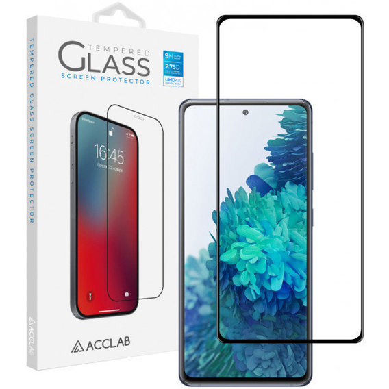 Аксессуар для смартфона ACCLAB Tempered Glass Full Glue Black for Samsung G780 Galaxy S20 FE