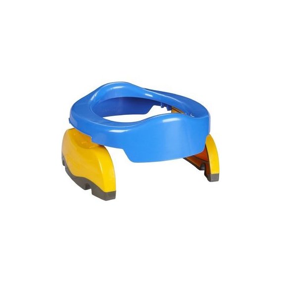 Дорожный горшок Potette Plus (сине-жовтий) + 3 одноразовых пакета (30229 PPO BL/YW)