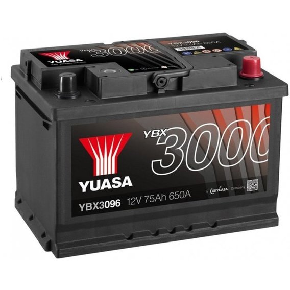 Автомобильный аккумулятор Yuasa 6СТ-75 АзЕ (YBX3096)