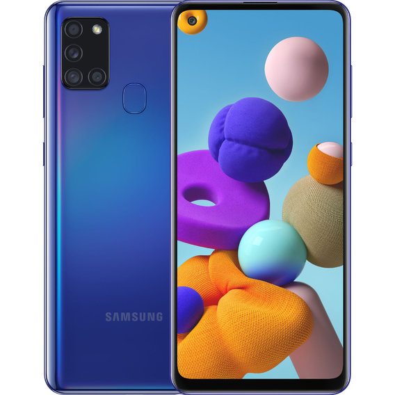 Смартфон Samsung Galaxy A21s 4/128GB Blue A217