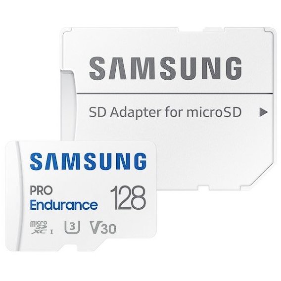 Карта памяти Samsung 128GB microSDXC Class 10 UHS-I U3 V30 Pro Endurance + adapter (MB-MJ128KA/EU)