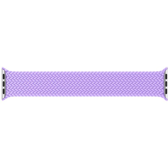 Аксессуар для Watch ArmorStandart Braided Solo Loop Lavender Grey Size 2 (120 mm) (ARM64897) for Apple Watch 38/40/41mm