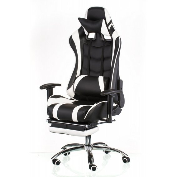 Special4You ExtremeRace black/white with footrest (E4732)
