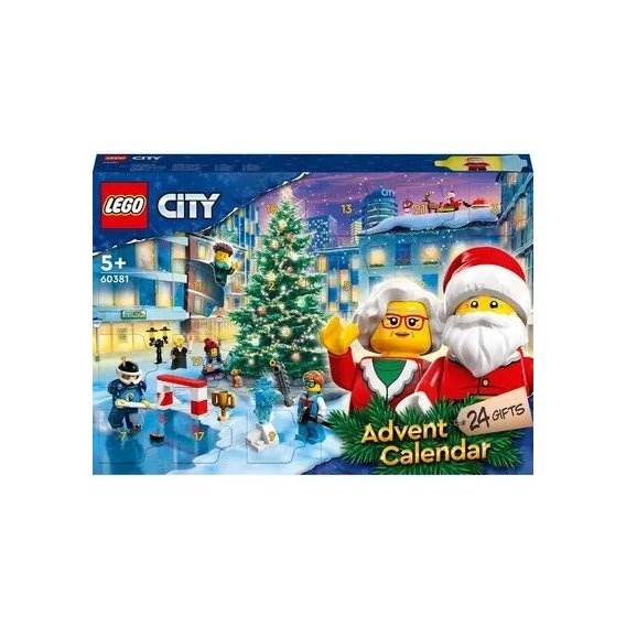 Конструктор LEGO City Новогодний календарь 2023 258 деталей (60381)