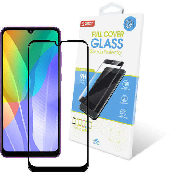 Аксессуар для смартфона Global Tempered Glass Full Glue Black for Huawei Y6p