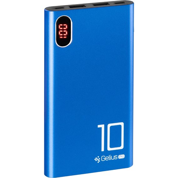 Внешний аккумулятор Gelius Power Bank 10000mAh Pro CoolMini Blue (GP-PB10-005)
