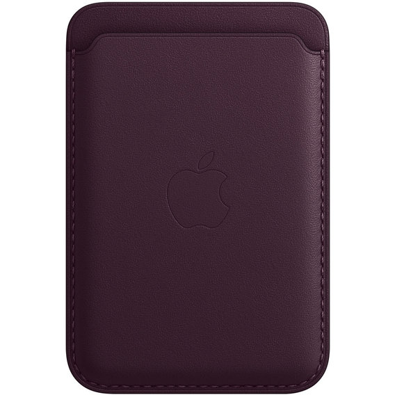 Аксессуар для iPhone Apple Leather Wallet with MagSafe Dark Cherry (MM0T3) UA