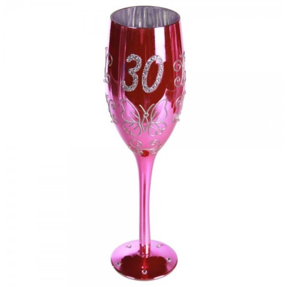 Бокал для шампанского OOTB "Happy Birhday" 30 (750023-3)