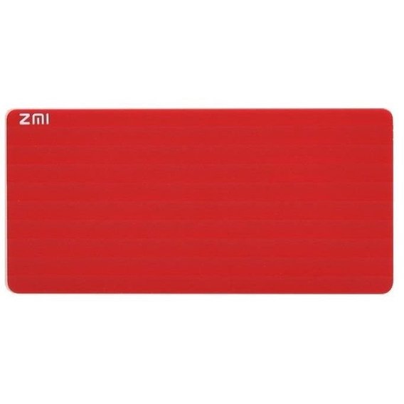 Зовнішній акумулятор Xiaomi ZMI Power bank 10000mAh Red