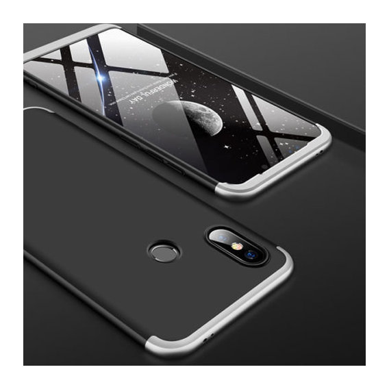 Аксессуар для смартфона LikGus Case 360° Black/Silver for Xiaomi Mi8 SE