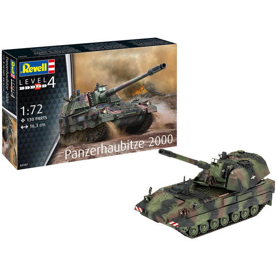 Сборная модель-копия Revell САУ Panzerhaubitze 2000 уровень 4 масштаб 1:72