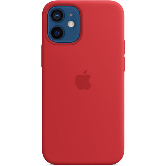 Аксессуар для iPhone Apple Silicone Case with MagSafe (PRODUCT) Red (MHKW3) for iPhone 12 mini