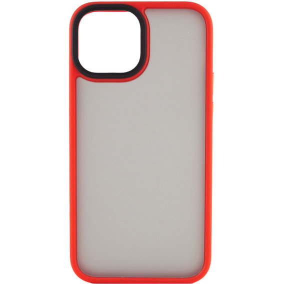 Аксессуар для iPhone Mobile Case TPU+PC Metal Buttons Red for iPhone 13