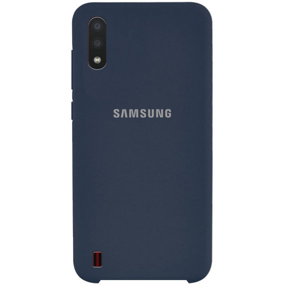 Аксессуар для смартфона Mobile Case Silicone Cover Midnight Blue for Samsung A015 Galaxy A01