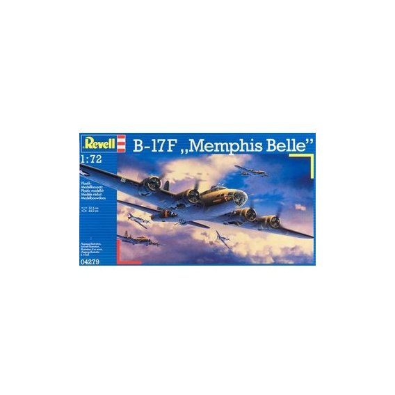 Revell (1:72) Самолет (1942г., США) B-17F Memphis Belle (04279)