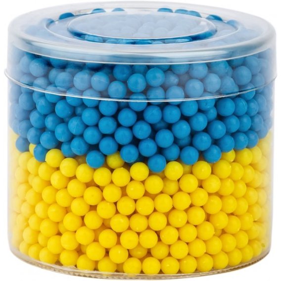 Дополнительные шарики к аквамозаике ХОКО Mix 2 Color Blue/Yellow 150 г (XK-PRL-150-BL/YW)