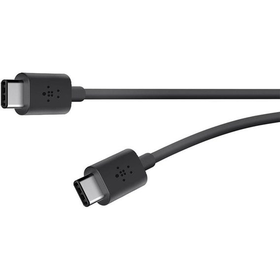 Кабель Belkin Cable USB-C to USB-C Mixit 3A PD 1.8m Black (F2CU043BT06-BLK)