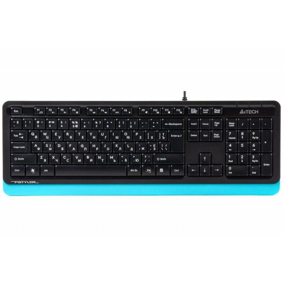 Клавиатура A4Tech Fstyler FK10 Black/Blue