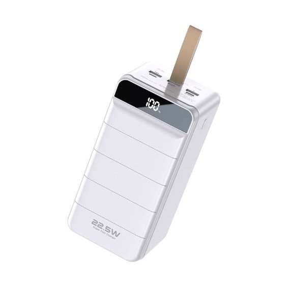 Внешний аккумулятор WK Wekome Power Bank 80000mAh Minre Digital Display PD20W+22.5W White (WP-271)