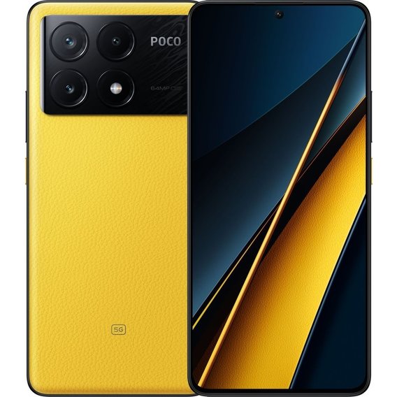 Смартфон Xiaomi Poco X6 Pro 5G 12/512GB Yellow (Global)
