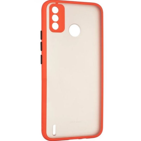 Аксессуар для смартфона Gelius Mat Case New with Bumper Red for Tecno Spark 6 Go
