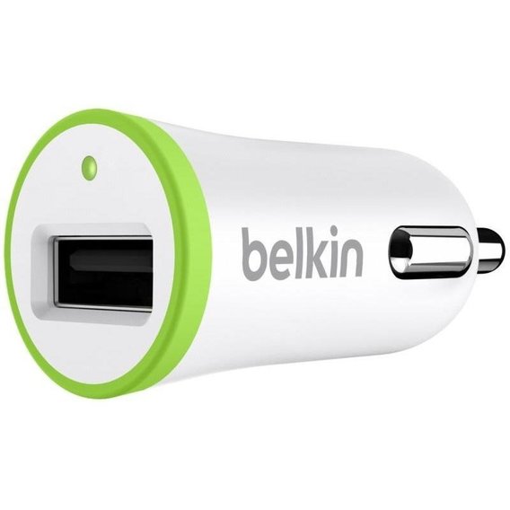 Зарядное устройство Belkin USB Car Charger Single Micro 1A White (F8J014btWHT)