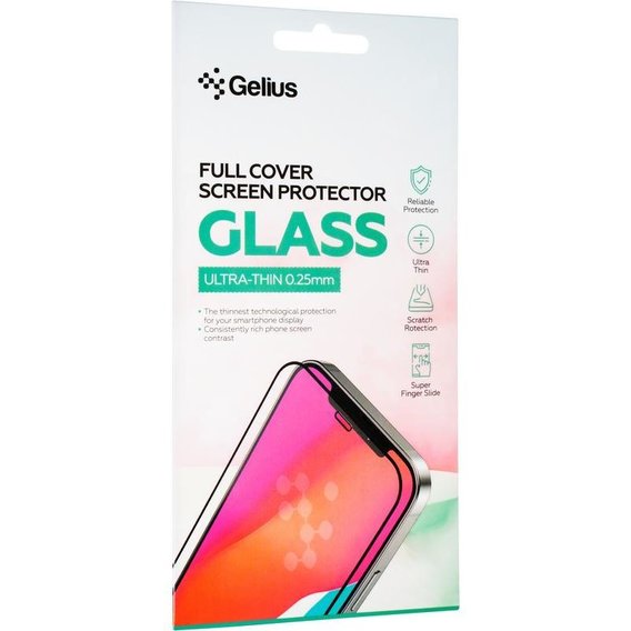 Аксессуар для смартфона Gelius Tempered Glass Full Cover Ultra Thin 0.25mm Black for Xiaomi Redmi Note 13 Pro