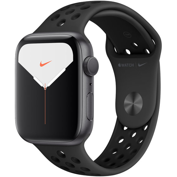 Apple Watch Series 5 Nike 44mm GPS Space Gray Aluminum Case with Anthracite/Black Nike Sport Band (MX3W2)