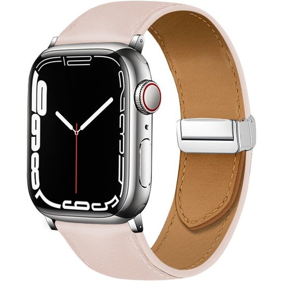 Аксесуар для Watch Leather Watch Bank Pink (BLAP181280) для Apple Watch 42/44/45/49mm Ultra