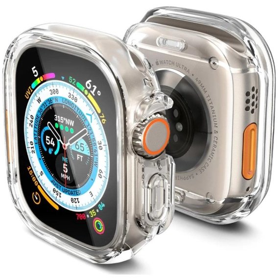 Аксессуар для Watch Spigen Case Ultra Hybrid Crystal Clear for Apple Watch Ultra 49mm