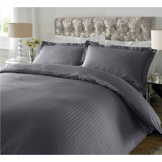 Комплект постельного белья Good-Dream страйп-сатин Grey двуспальный (GDSSGBS175210)