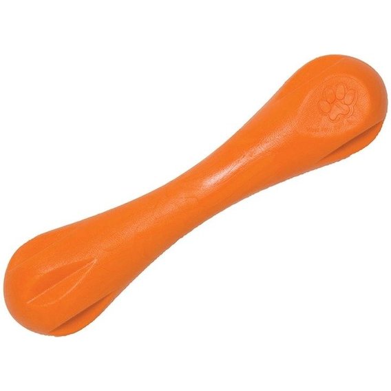 Іграшка West Paw Hurley Large Tangerine для собак велика кісточка помаранчева 21см (ZG011TNG)