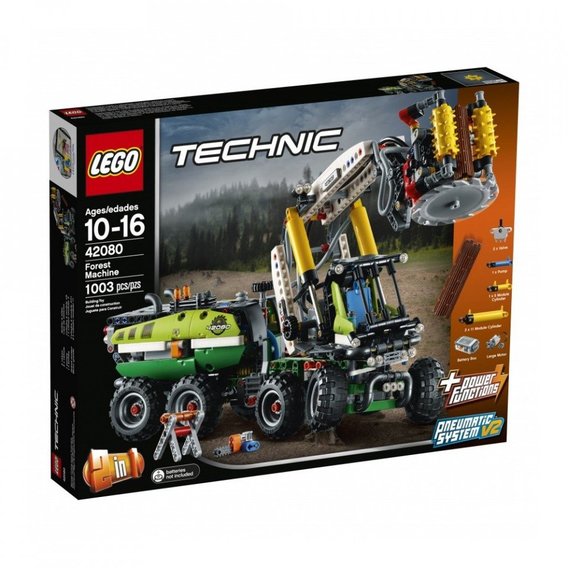 Конструктор LEGO TECHNIC Лесозаготовительная машина 1003 детали (42080)