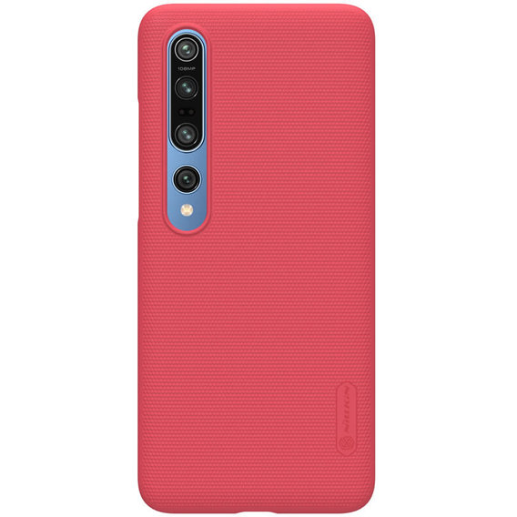 Аксессуар для смартфона Nillkin Super Frosted Red for Xiaomi Mi10 / Mi10 Pro