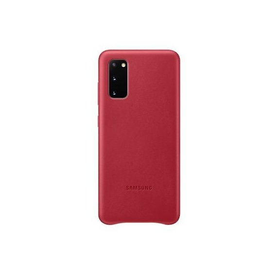 Аксессуар для смартфона Samsung Leather Cover Red (EF-VG980LREGRU) for Samsung G980 Galaxy S20