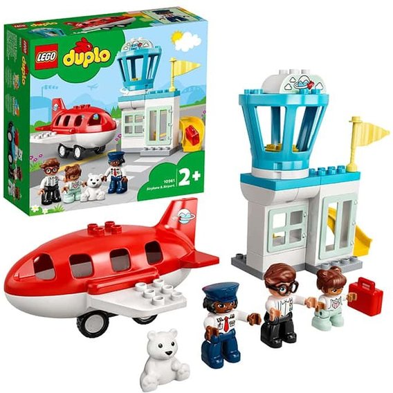 LEGO DUPLO Самолет и аэропорт (10961)