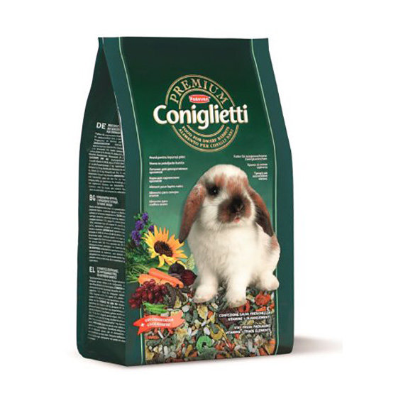 Комплексний корм Padovan Premium Coniglietti для декоративних кроликів на всіх стадіях життя 2 кг (PP00100)