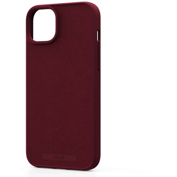 Аксессуар для iPhone Njord Suede MagSafe Case Crimson Red (NA52SU11) for iPhone 15 Plus