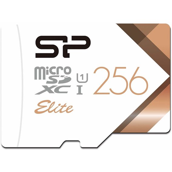 Карта памяти Silicon Power 256GB microSDXC Class 10 UHS-I U1 Elite + adapter (SP256GBSTXBU1V21SP)